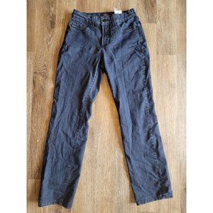 NYDJ Womens Jeans Marilyn Straight Leg Mid Rise Blue Denim Stretchy Size 2 P